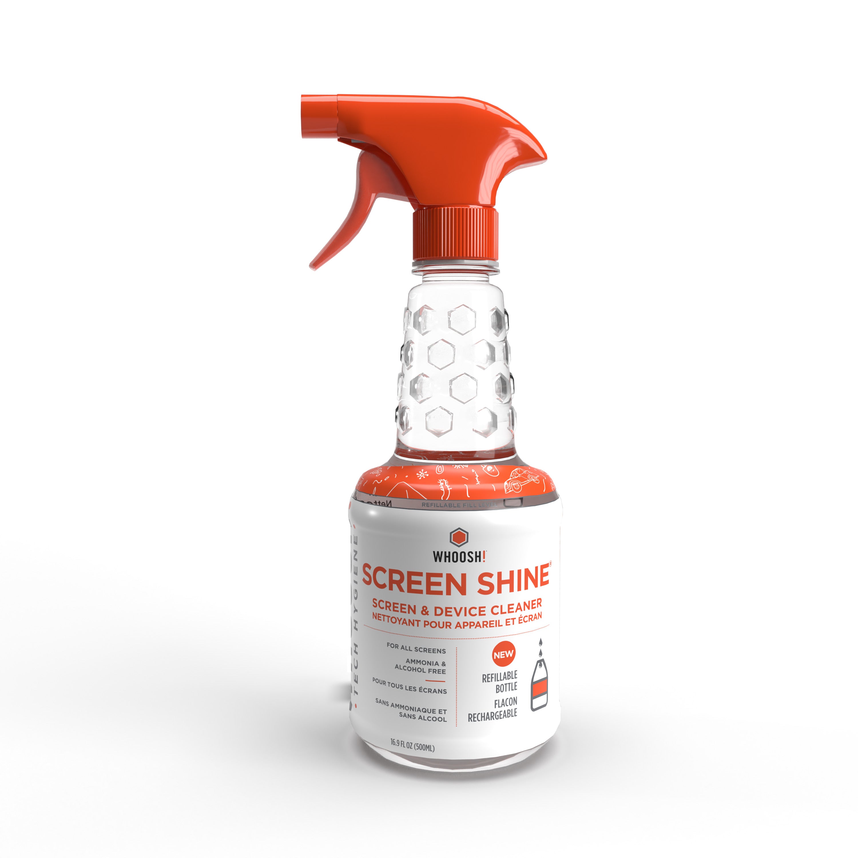 Screen Shine Pro REFILLABLE 500mL - 12 Units Per Master Case – WHOOSH ...